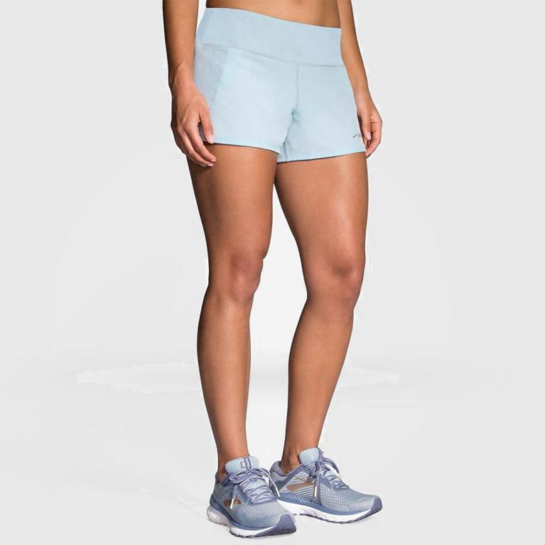 Brooks Chaser 3 Mujer Pantalones Cortos - Blancos (6497MCLEN)